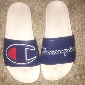 Blue Champion Slides
